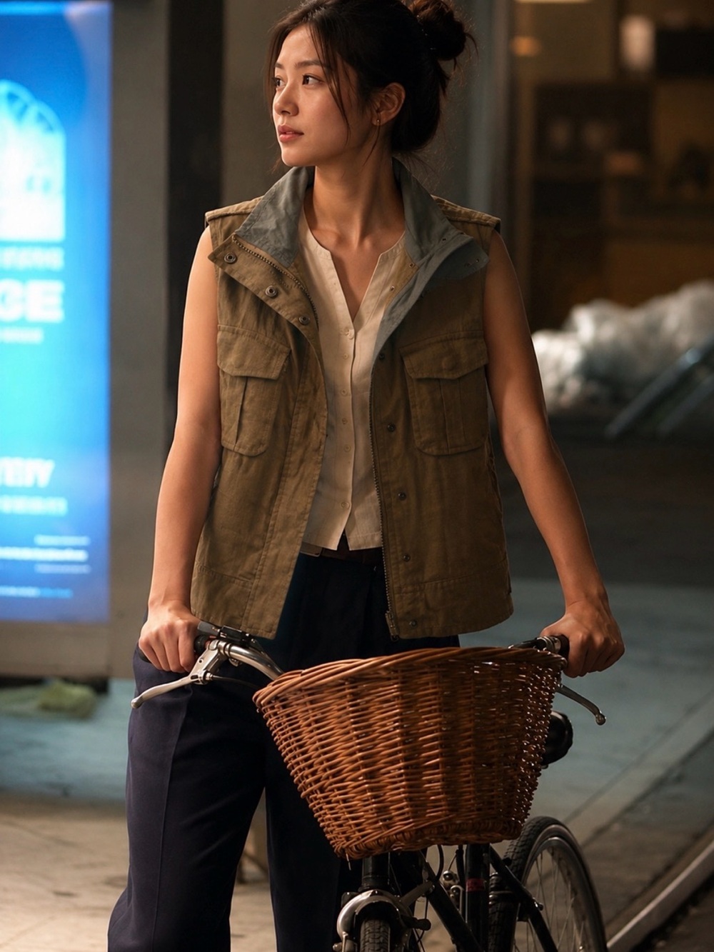 NWOT - Costa Blanca 100% Linen Utility Safari Vest - Small